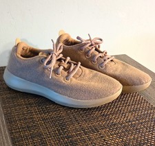 Allbirds Men's Wool Runners Beige Low Top Lace Up Sneakers US 9 WRM Tan Running