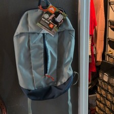 Ozark Trail 10L Day Pack Backpack Gray/Blue Zip Closure Padded Straps
