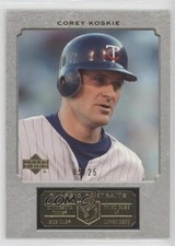 2003 Upper Deck Classic Portraits Gold 5/25 Corey Koskie #93 0w8
