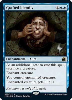 Grafted Identity - Near Mint MTG Promo Pack: Innistrad: Midnight Hunt