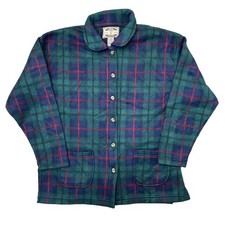 Carolyn Taylor Multicoloured Fleece Jacket Check Polar Womens Large