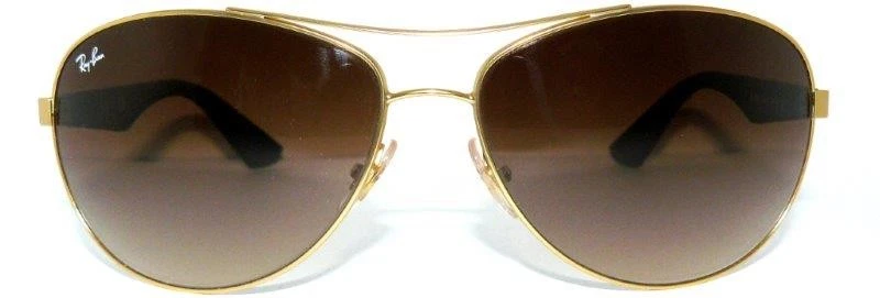 OCCHIALI DA SOLE RAY BAN ORO MARRONE RB 3526 112/13 LEGGERI 3386 OCCHIALI 3025 PILOT - Immagine 4 di 4