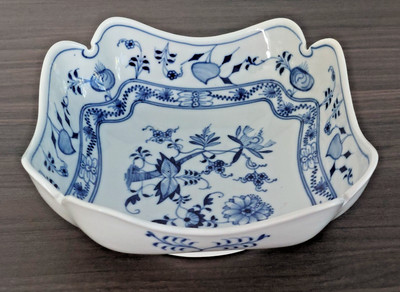 Antike Zwiebelmuster Schale Servierschale  Ernst Teichert Porzellan Meißen
