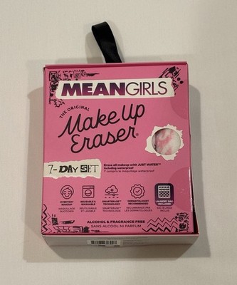 MakeUp Eraser Mean Girls 7-Day Set Makeup Remover Cloths + Laundry Bag NEW
