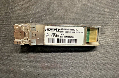 Evertz SFP10G-TR13-A Optical Transceiver 10Gbs