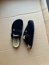 Birkenstock Boston Clogs Suede Size UK 5