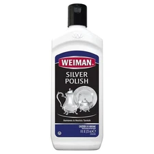 Weiman Silver Polish and Cleaner - 8 Ounce - Clean Shine 8 Fl Oz (Pack of 1) 