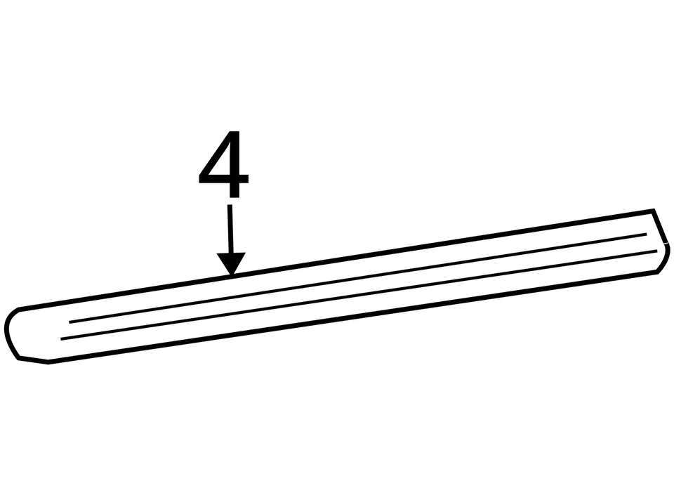 SE ADAPTA A * 03-05 LINCOLN AVIATOR WEATHERSTRIP 2C5Z7821452AA - NUEVO OEM Foto 4 de 4