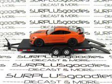 Auto World LOOSE Track Day: Orange 2021 FORD MUSTANG SHELBY GT500 w/Car Trailer