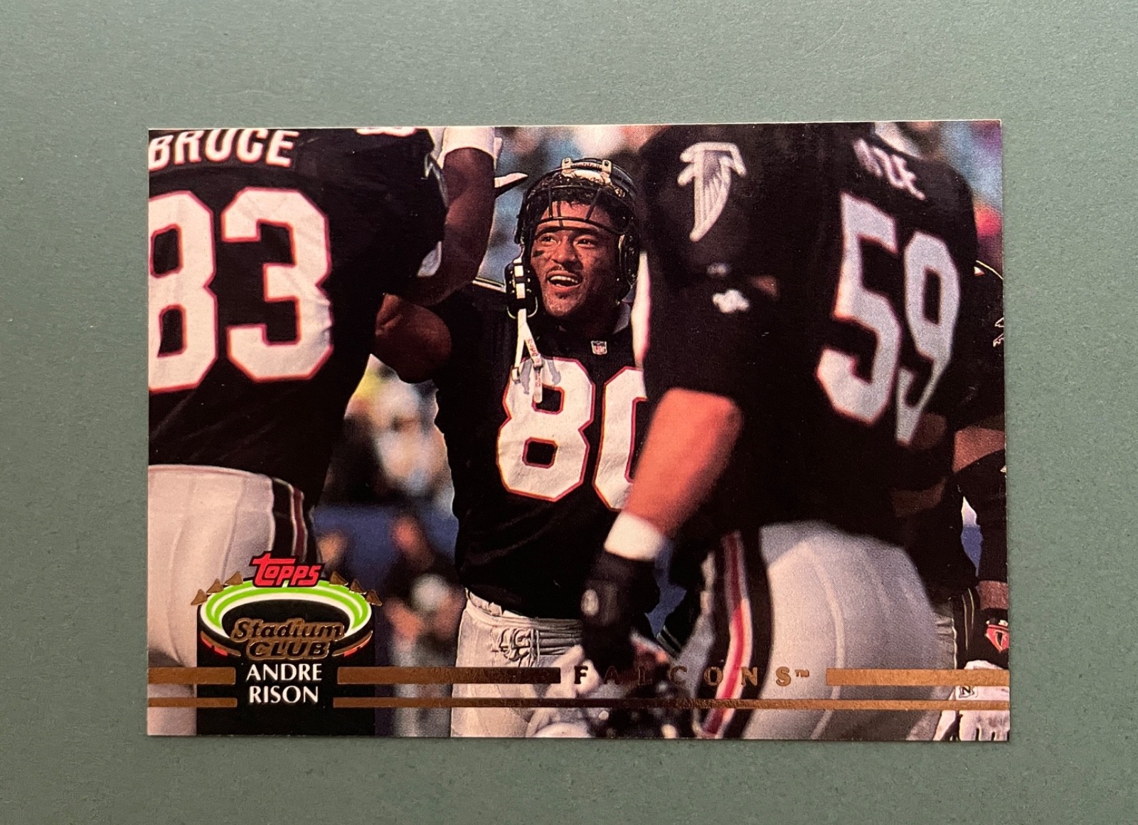 1992 Topps Stadium Club Football Andre Rison #65 Atlanta Falcons