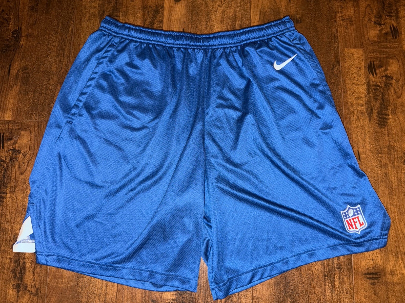 Men 3xl Blue Dri-fit On-field Practice Shorts Pockets