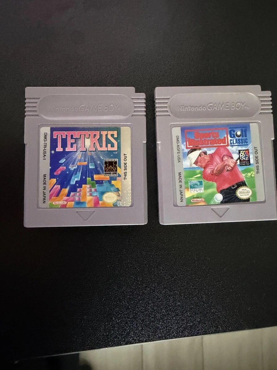 Tetris and Golf Clásico Deportes Nintendo Game Boy