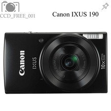 Canon IXUS 190 Digital Camera 20.0MP 10x Optical Zoom Black Fast Shipping