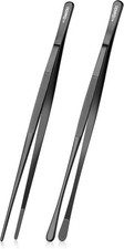 Seido 2-Piece Serving Tweezer Set 12-Inch   Professional Stainless Steel Kitchen