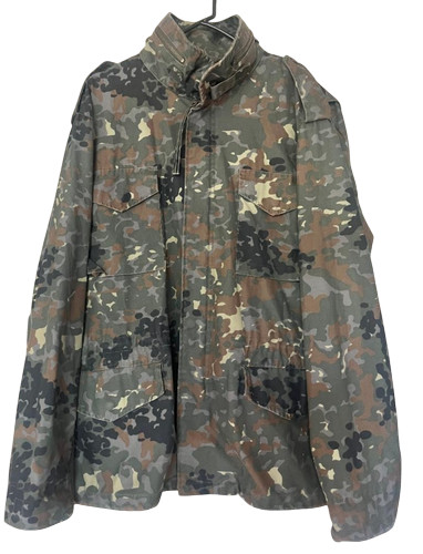 Vintage Brandit German military flecktarn camo m65 jacket XL