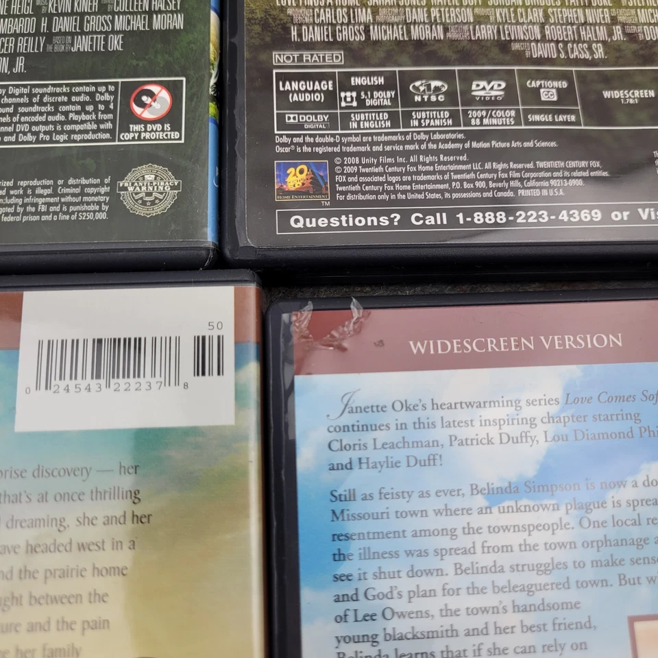 The Complete Love Comes Softly Collection DVD 2009 8-Disc Set Movie Janette Oke - Image 4 of 4