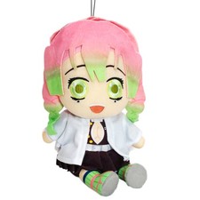 Demon Slayer Mitsuri Kanroji Sitting Plush 7" H Official Licensed Great Eastern