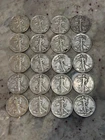 20 Pcs  Walking Liberty  Roll  90% Silver Half Dollars  Average Circulated