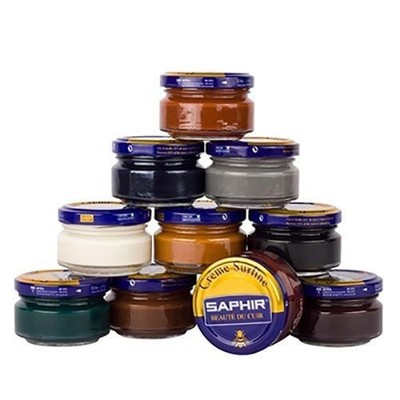 Saphir Beaute du Cuir Creme Surfine Schuhcreme 50ml, Politur Glanz Leder