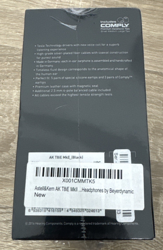 Astell&Kern AK T8iE MkII Tesla Driver In-Ear Headphones by Beyerdynamic - Sealed - Bild 4 von 6