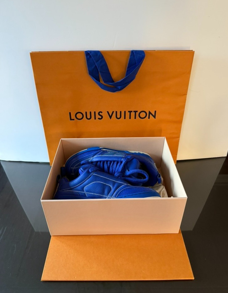 Louis Vuitton LV Skate Sneaker "Blue" Mens Size 9.5 (NEW-read) image 10