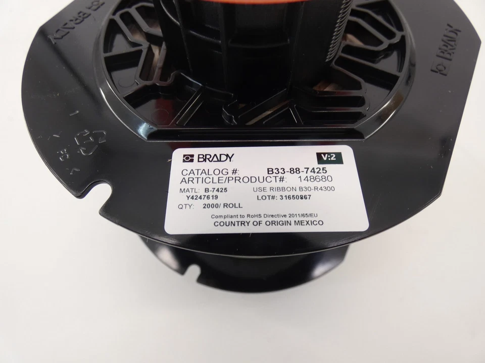 Brady B33-88-7425 聚丙烯白色实验室标签适用于 B33 打印机 0.75... — 第 4/4 张图片