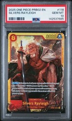 Silvers Rayleigh OP08-118 Premium Booster -The Best- Vol. 2 Secret Rare