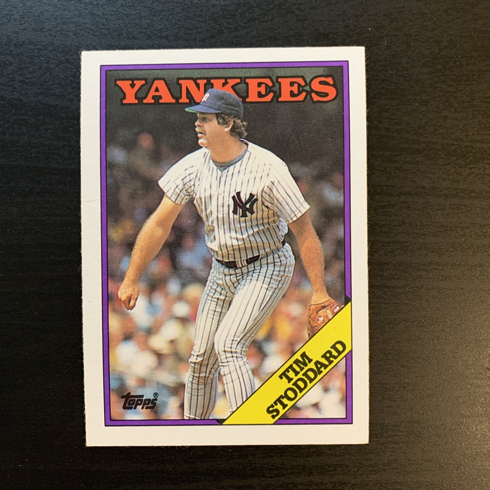 1988 Topps Tim Stoddard New York Yankees #359 Baseball Card