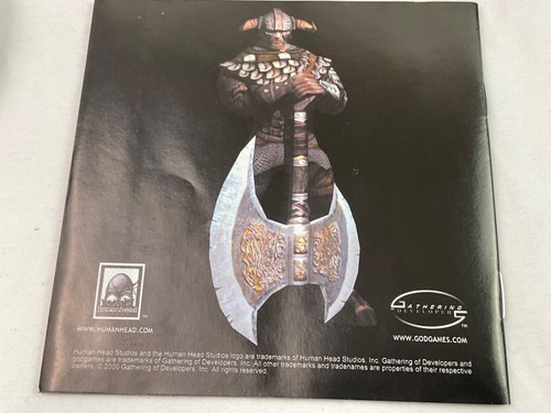 RUNE - WARLORD - PC CD 1999 Take2 Brutal Norse/Viking Lore Adventure Sarkamen’s - Picture 18 of 24