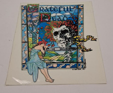 VINTAGE GRATEFUL DEAD STICKERS DECAL BUMPERSTICKER STAINGLASS WINDOW GDM 1994