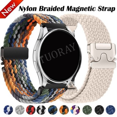 Nylon Magnetic Loop Band Strap For Amazfit GTR GTS 4 3 2 Mini Bip 6 5 3 Cheetah