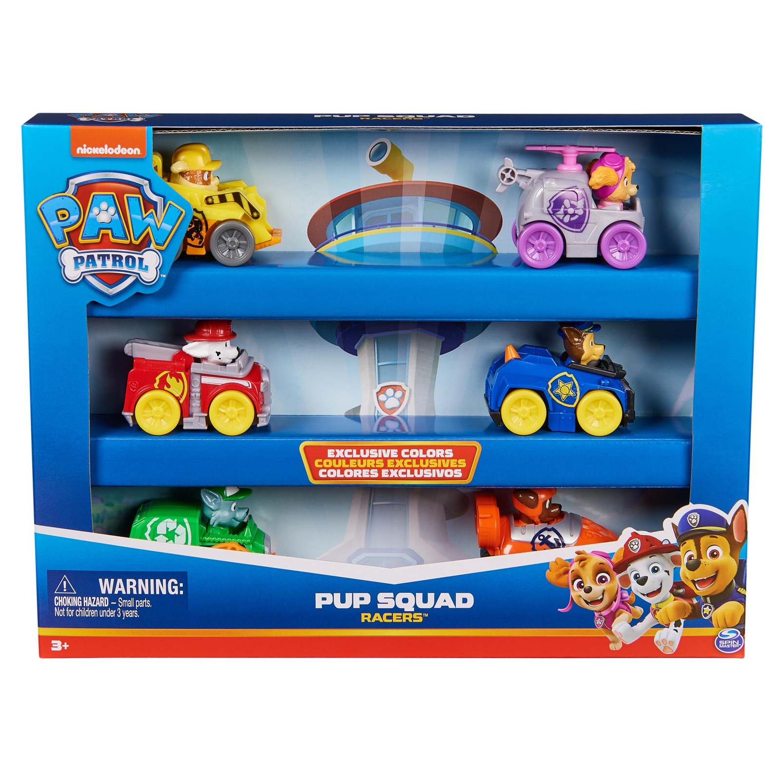 Joom Spin Master Pack 6 Racers Pup Squad Paw Patrol - Immagine 2