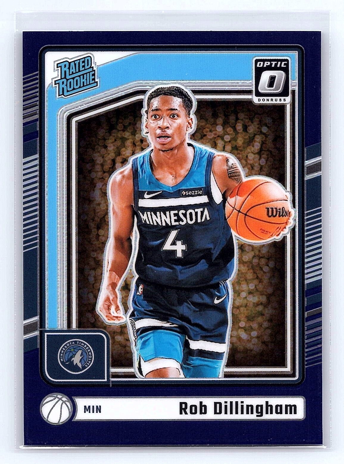 Rob Dillingham 2024-25 Donruss Optic #259 Purple Prizm Rookie *