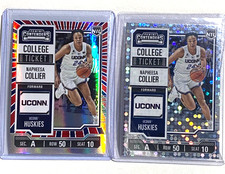 NAPHEESA COLLIER 2024-25 Panini NIL College Ticket HOLO Red Blue & Donuts UConn