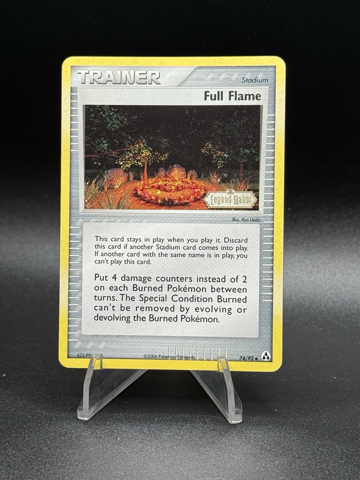 Pokemon Full Flame 74/92 EX Legend Maker Reverse Holo
