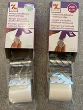 2 New Sealed Xyron Sticker Maker Permanent Adhesive Refills 6.1 m x 20 ft NIP