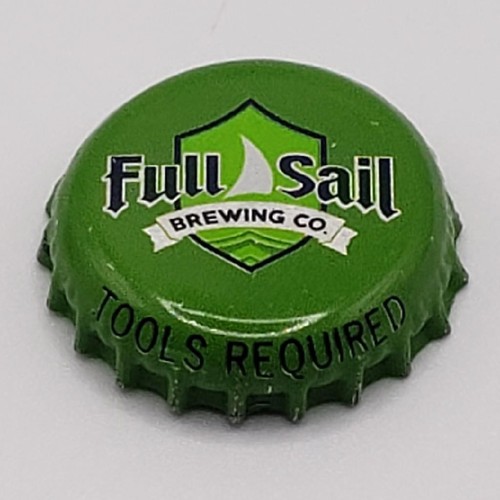 Bottle Cap Crown Green Full Sail Brewing Company Beer Brewery Oregon - Picture 2 of 2