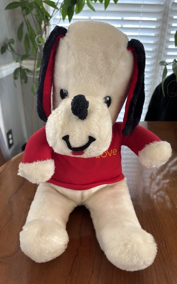 Rare Vtg 1970's Knickerbocker Puppy Love Plush Dog Snoopy (18