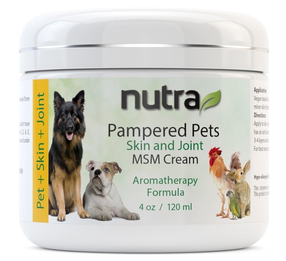 Крем с МСМ для кожи и суставов Nutra Health Pampered Pets банка 4 унции 120 мл 6290₽