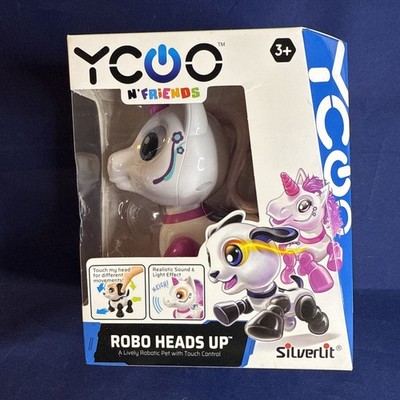 YCOO N' Friends Robo Heads Up Unicorn ~ Robotic pet ~ Pink White & Purple