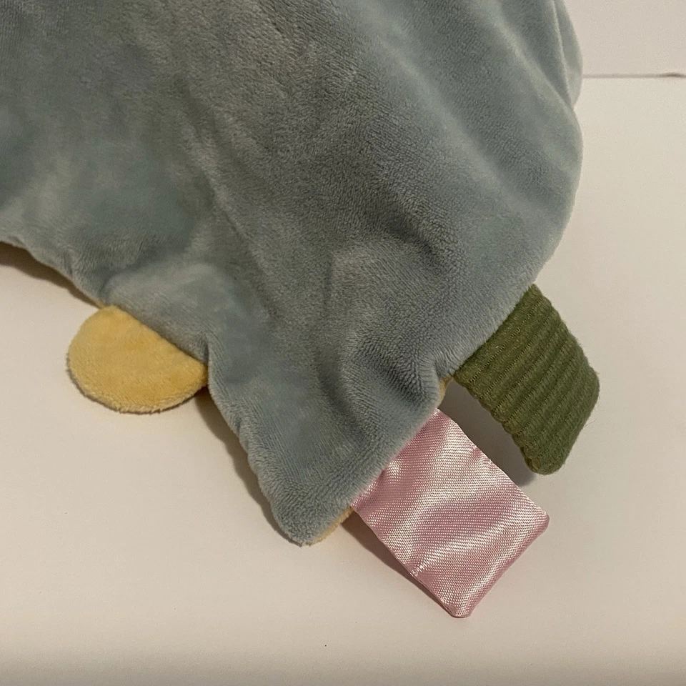 IKEA GULDVÄVARE Gato Lovey Acurrucarse Manta Juguete Suave Azul Amarillo 605.736.61 Bebé Foto 3 de 4