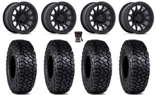 Fuel Piston 15" Wheels Bk +10mm 30" Intersect Tires Kawasaki Mule Pro FXT  KRX