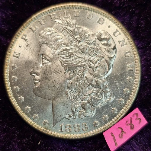 🚚⚡️VIDEO 🔥GORGEOUS BLAST WHITE 👀🔥1883 Morgan Silver Dollar MS++ GEM BU PQ