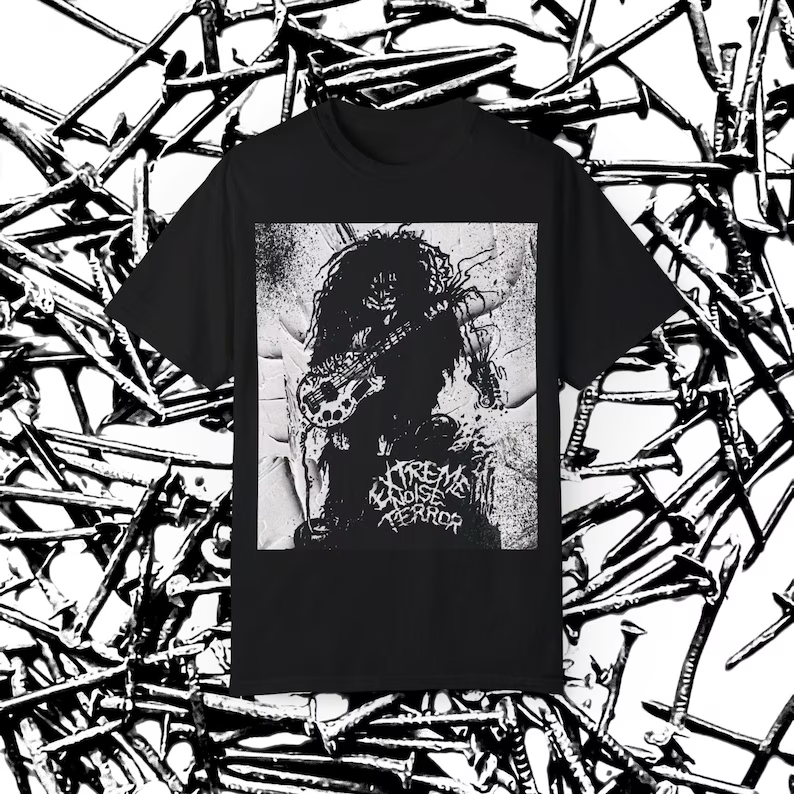 2-Sided Extreme Noise Terror T Shirt Crust Punk Vintage Sore
