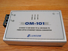 LUXCOM OM-101 MM-SC Optic Ethernet Converter 10BASE-T/100BASE-TX to 100BASE-FX