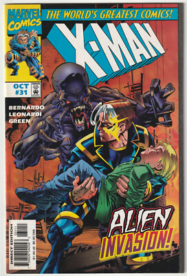  X-MAN #31 Alien Invasion!, Marvel Comics 1997 US-COMICHEFT TOP Z1