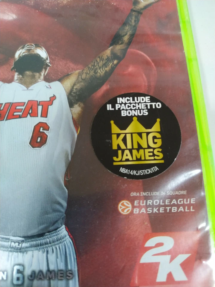 NBA 2K14 Lebron King James 2K - Juego Xbox 360 Edicion Italia PAL - 3T, foto 2 de 5