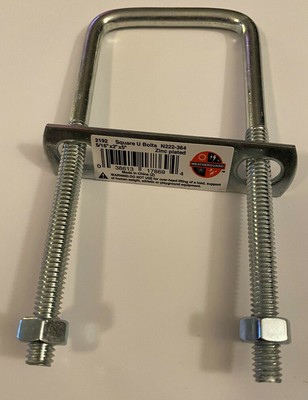 Sq U-Bolt Zn 5/16x2x5 NATIONAL MFG SALES CO N222-364 Sq U-Bolt Zn 5/16x2x5 NATIONAL MFG SALES CO N222-364