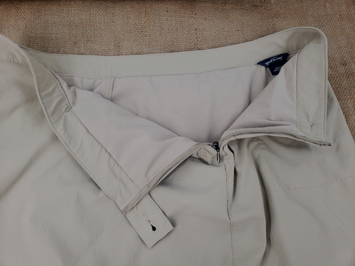 EDDIE BAUER Women Skort SIZE 14 Golf Tennis Beige Skirt Shorts Nylon Spandex - Imagen 11 de 14