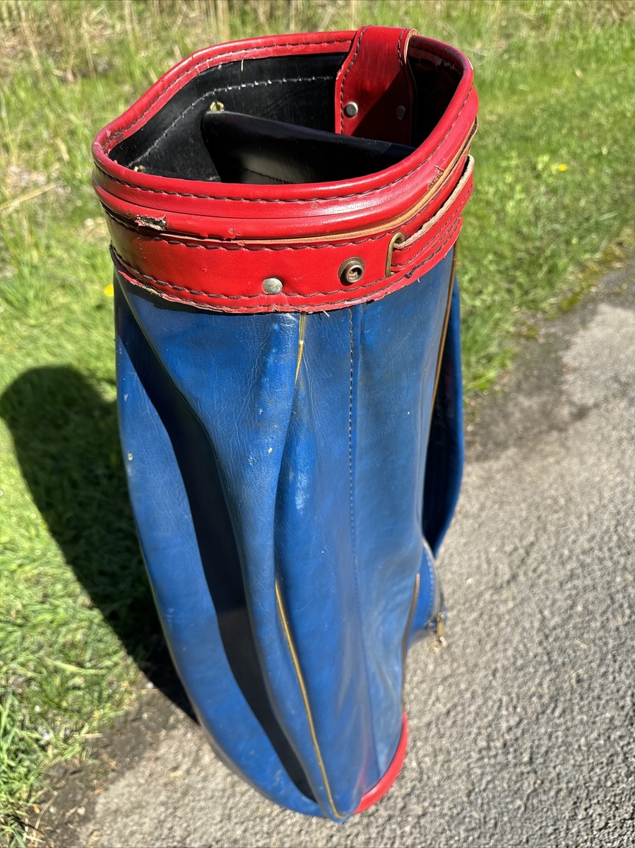 Vintage Hot-Z Golf Bag in Red White & Blue Color 3-Way 2 Vintage Hot-Z Golf Bag in Red White & Blue Color 3-Way 2